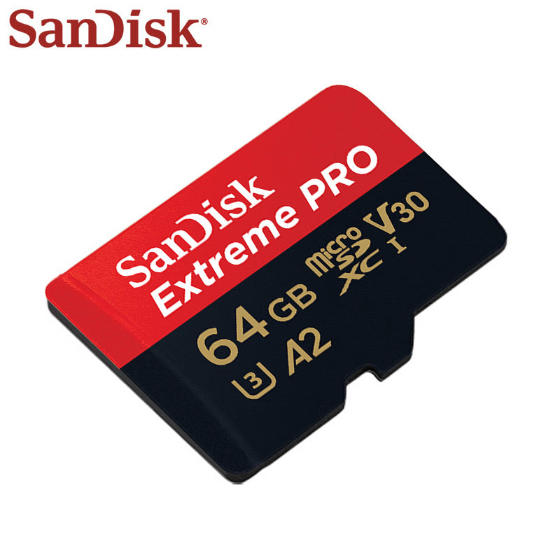 Original Sandisk Extreme Pro Micro SD Card up to 170MB/s A2 V30 U3 64GB 128GB Sandisk TF Card Memory Card With SD Adapter
