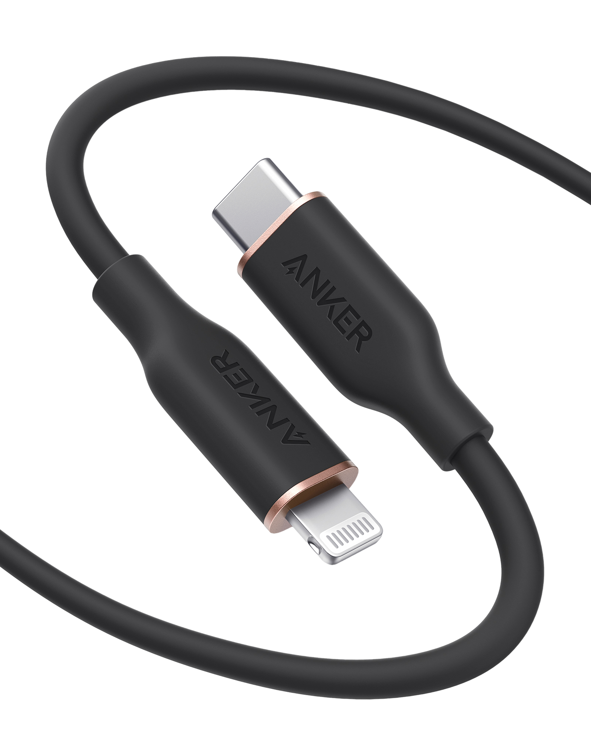 Anker <b>641</b> USB-C to Lightning Cable (Flow, Silicone)
